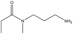 N-(3-aminopropyl)-N-methylpropanamide 结构式