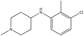 N-(3-chloro-2-methylphenyl)-1-methylpiperidin-4-amine 结构式