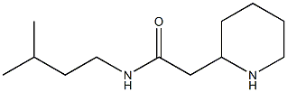 N-(3-methylbutyl)-2-(piperidin-2-yl)acetamide 结构式