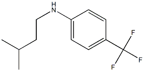 N-(3-methylbutyl)-4-(trifluoromethyl)aniline 结构式