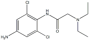 N-(4-amino-2,6-dichlorophenyl)-2-(diethylamino)acetamide 结构式