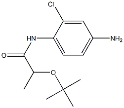 N-(4-amino-2-chlorophenyl)-2-(tert-butoxy)propanamide 结构式