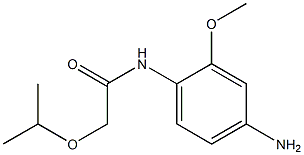 N-(4-amino-2-methoxyphenyl)-2-(propan-2-yloxy)acetamide 结构式