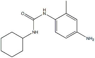 N-(4-amino-2-methylphenyl)-N'-cyclohexylurea 结构式