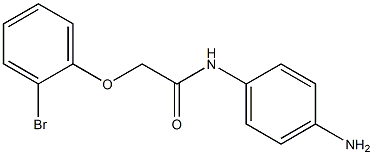 N-(4-aminophenyl)-2-(2-bromophenoxy)acetamide 结构式