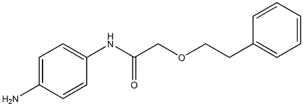 N-(4-aminophenyl)-2-(2-phenylethoxy)acetamide 结构式