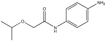 N-(4-aminophenyl)-2-(propan-2-yloxy)acetamide 结构式