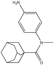 N-(4-aminophenyl)-N-methyladamantane-1-carboxamide 结构式
