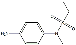 N-(4-aminophenyl)-N-methylethane-1-sulfonamide 结构式