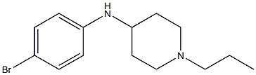 N-(4-bromophenyl)-1-propylpiperidin-4-amine 结构式