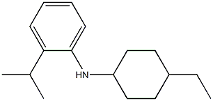 N-(4-ethylcyclohexyl)-2-(propan-2-yl)aniline 结构式