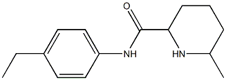 N-(4-ethylphenyl)-6-methylpiperidine-2-carboxamide 结构式