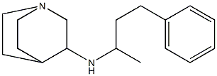 N-(4-phenylbutan-2-yl)-1-azabicyclo[2.2.2]octan-3-amine 结构式