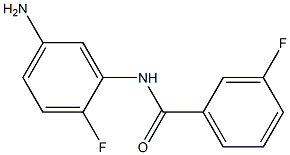 N-(5-amino-2-fluorophenyl)-3-fluorobenzamide 结构式
