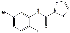N-(5-amino-2-fluorophenyl)thiophene-2-carboxamide 结构式