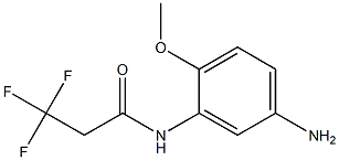 N-(5-amino-2-methoxyphenyl)-3,3,3-trifluoropropanamide 结构式