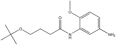N-(5-amino-2-methoxyphenyl)-4-(tert-butoxy)butanamide 结构式
