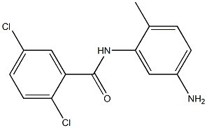 N-(5-amino-2-methylphenyl)-2,5-dichlorobenzamide 结构式