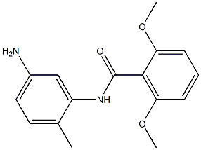 N-(5-amino-2-methylphenyl)-2,6-dimethoxybenzamide 结构式