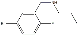 N-(5-bromo-2-fluorobenzyl)-N-propylamine 结构式