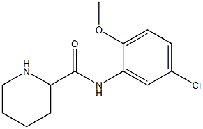 N-(5-chloro-2-methoxyphenyl)piperidine-2-carboxamide 结构式