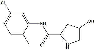 N-(5-chloro-2-methylphenyl)-4-hydroxypyrrolidine-2-carboxamide 结构式