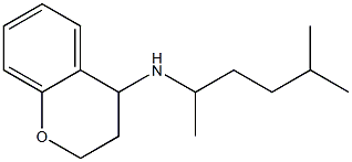 N-(5-methylhexan-2-yl)-3,4-dihydro-2H-1-benzopyran-4-amine 结构式