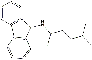 N-(5-methylhexan-2-yl)-9H-fluoren-9-amine 结构式