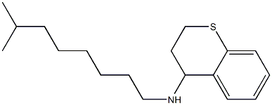 N-(7-methyloctyl)-3,4-dihydro-2H-1-benzothiopyran-4-amine 结构式