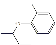 N-(butan-2-yl)-2-iodoaniline 结构式