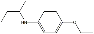 N-(butan-2-yl)-4-ethoxyaniline 结构式