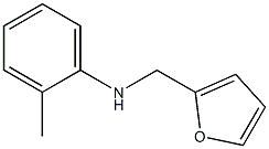 N-(furan-2-ylmethyl)-2-methylaniline 结构式