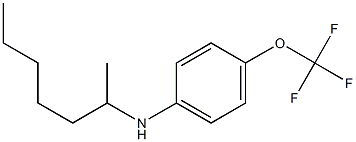 N-(heptan-2-yl)-4-(trifluoromethoxy)aniline 结构式