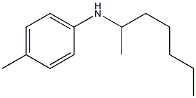 N-(heptan-2-yl)-4-methylaniline 结构式