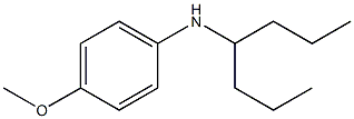N-(heptan-4-yl)-4-methoxyaniline 结构式