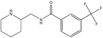 N-(piperidin-2-ylmethyl)-3-(trifluoromethyl)benzamide 结构式