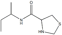 N-(sec-butyl)-1,3-thiazolidine-4-carboxamide 结构式