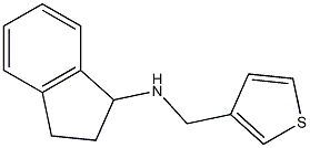 N-(thiophen-3-ylmethyl)-2,3-dihydro-1H-inden-1-amine 结构式