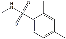 N,2,4-trimethylbenzene-1-sulfonamide 结构式