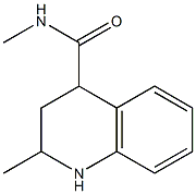 N,2-dimethyl-1,2,3,4-tetrahydroquinoline-4-carboxamide 结构式