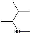 N,3-dimethylbutan-2-amine 结构式