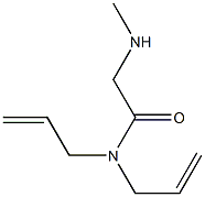 N,N-diallyl-2-(methylamino)acetamide 结构式