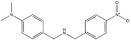 N,N-dimethyl-4-({[(4-nitrophenyl)methyl]amino}methyl)aniline 结构式