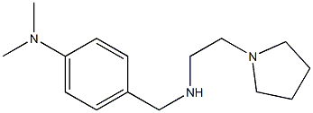 N,N-dimethyl-4-({[2-(pyrrolidin-1-yl)ethyl]amino}methyl)aniline 结构式