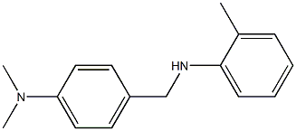 N,N-dimethyl-4-{[(2-methylphenyl)amino]methyl}aniline 结构式