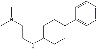 N,N-dimethyl-N'-(4-phenylcyclohexyl)ethane-1,2-diamine 结构式