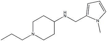 N-[(1-methyl-1H-pyrrol-2-yl)methyl]-1-propylpiperidin-4-amine 结构式
