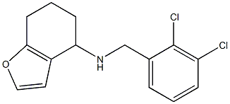 N-[(2,3-dichlorophenyl)methyl]-4,5,6,7-tetrahydro-1-benzofuran-4-amine 结构式