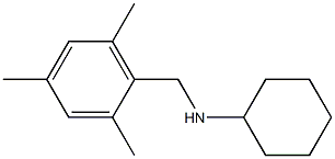 N-[(2,4,6-trimethylphenyl)methyl]cyclohexanamine 结构式