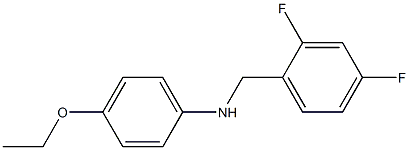 N-[(2,4-difluorophenyl)methyl]-4-ethoxyaniline 结构式
